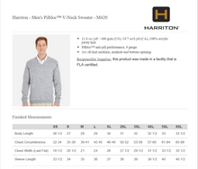 Load image into Gallery viewer, Harriton Men's V-Neck Sweater
