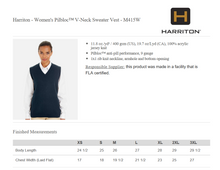 Load image into Gallery viewer, Harriton Women's V-Neck Sweater Vest
